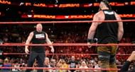Image result for wwe lesnar face strowman